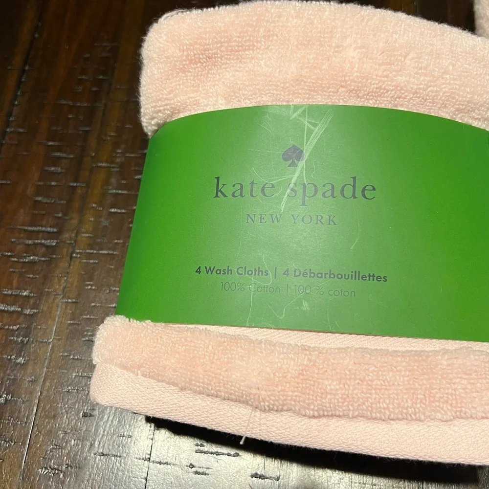 Kate Spade New York Pink Towels Set of 6 Bundle